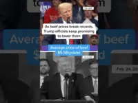Beef Prices Soar Despite Trump Admin’s Price Cut Promises