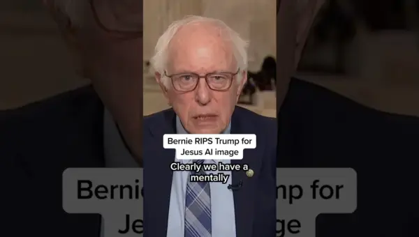 Bernie Sanders Slams Trump Over AI Jesus Image