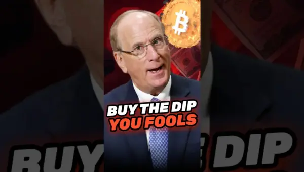 BlackRock CEO Urges Crypto Buyers to ‘Buy the Dip’
