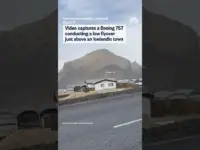 Boeing 757 Stuns Iceland Town With Daring Low Flyover