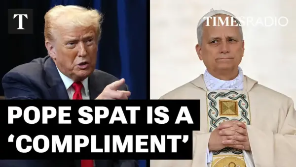 Catholic Supporter Defends Trump in Pope Feud, AI Image Row