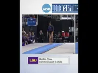 Chio Nails Perfect 10 in Gymnastics Championship!