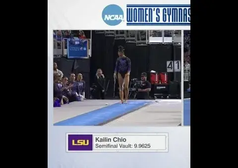 Chio Nails Perfect 10 in Gymnastics Championship!
