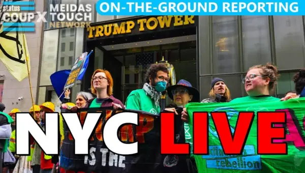 Climate Activists Confront Trump Tower on Earth Day