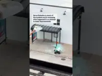 Delivery Robot Smashes Through Bus Shelter in Viral Video