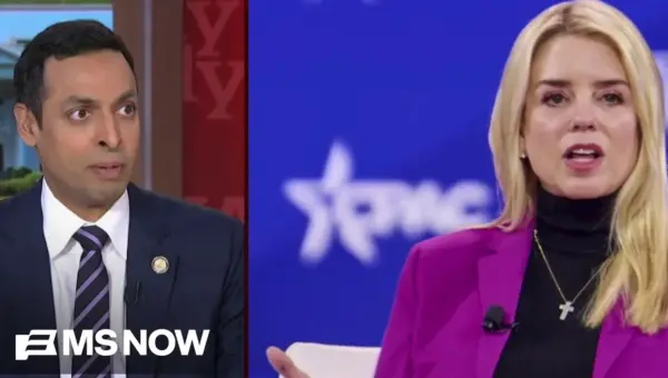 Dem Rep Threatens Ex-AG Bondi With Contempt Over Epstein Probe