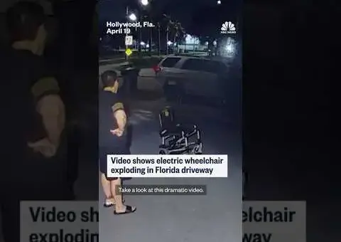Electric Wheelchair Explodes After Charging in Florida