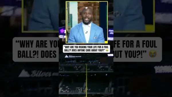 Fan Leaps for Foul Ball Like Odell Beckham Jr.