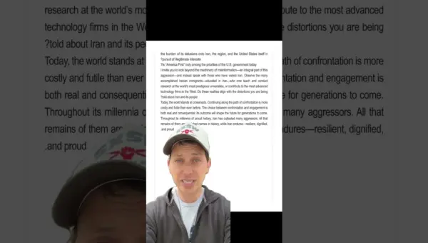 Iran Appeals Directly to Americans, Challenges U.S. Narrative