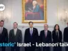 Israel, Lebanon Hold Historic Direct Talks After 40 Years
