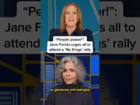Jane Fonda Leads ‘No Kings’ Rally, Urges Mass Participation
