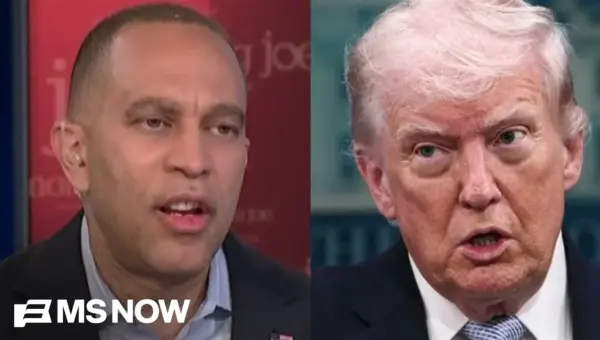 Jeffries Slams Trump’s ‘Unhinged’ Easter Tweet, Pushes War Powers Resolution