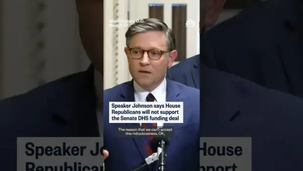 Johnson Rejects Senate DHS Funding, Pushes Clean Resolution