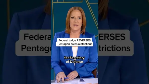 Judge Blocks Pentagon’s Press Restrictions, Restores Credentials