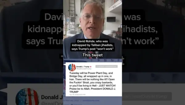 Kidnapped Reporter Slams Trump’s Iran Threat as Misguided