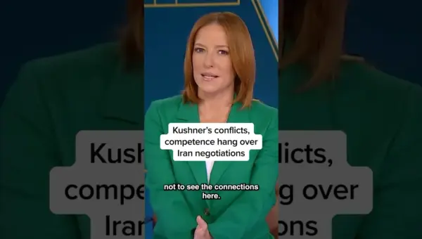 Kushner Faces Probe Over Middle East Ties, Iran Deal