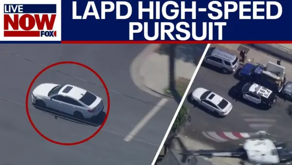LA Police Pursue Restraining Order Violator in High-Speed Chase