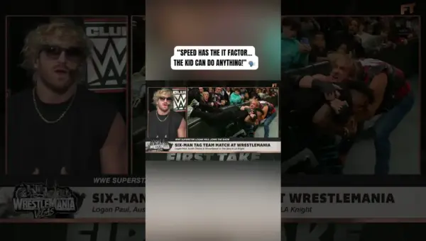 Logan Paul Trains Speed for WrestleMania Smash!