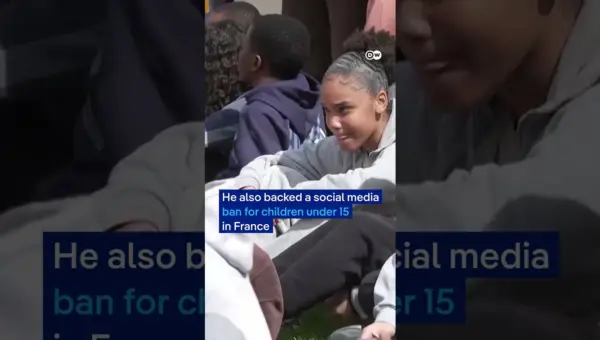 Macron Urges French Youth to Log Off Social Media