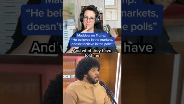 Maddow: Trump’s Decisions Driven by Markets, Not Polls