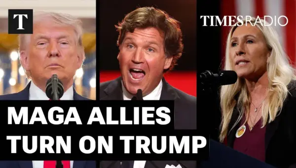 MAGA Elites Clash With Trump Over Iran War Stance