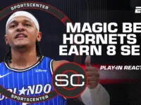 Magic Crush Hornets 121-90 in Play-In Blowout