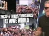 McAfee Mocks WWE Fans Live: “Surprise Nerds!”