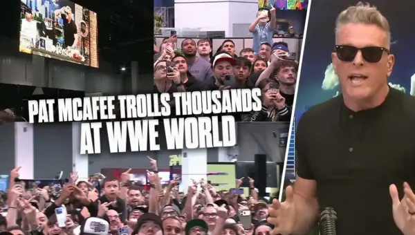 McAfee Mocks WWE Fans Live: “Surprise Nerds!”