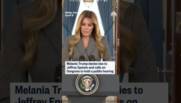 Melania Trump Denies Epstein Links, Urges Public Hearing for Victims