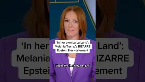 Melania Trump Denies Epstein Ties in Bizarre Statement