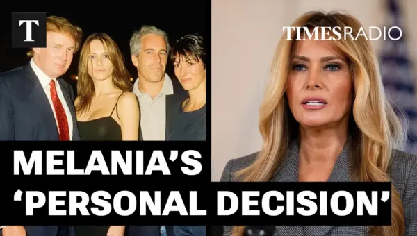 Melania Trump Denies Epstein Ties in Surprise Public Statement
