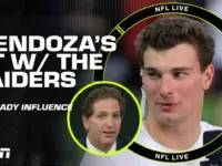 Mendoza ‘Geeked Out’ Meeting Tom Brady in Vegas Visit