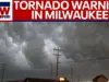 Milwaukee News Team Shelters During Live Tornado Coverage