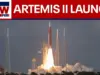 NASA Astronauts Launch on Historic Artemis II Moon Mission