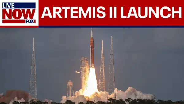 NASA Astronauts Launch on Historic Artemis II Moon Mission