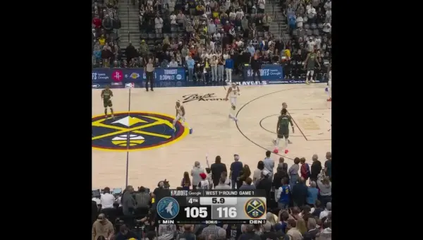 Nuggets Dominate Wolves 116-105 in Game 1 Thriller