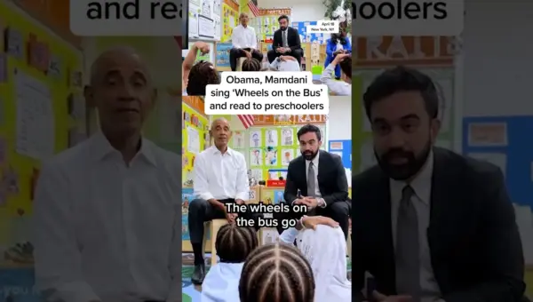 Obama, Mayor Visit Bronx Preschoolers for Story Time