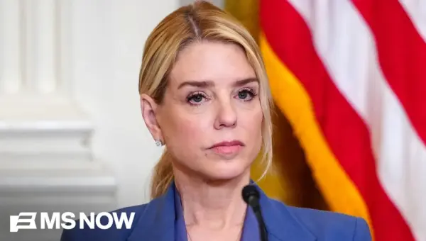 Pam Bondi Portrait Found in Trash Amidst White House Shake-Up