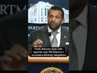 Patel and Blanche Accused of Lying in Heated Reporter Exchange