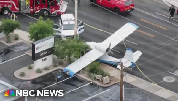 Pilot Lands Small Plane on Phoenix Street, Saves Lives