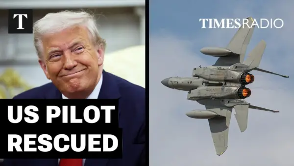 Pilot Rescued After US Jet Downed Over Iran