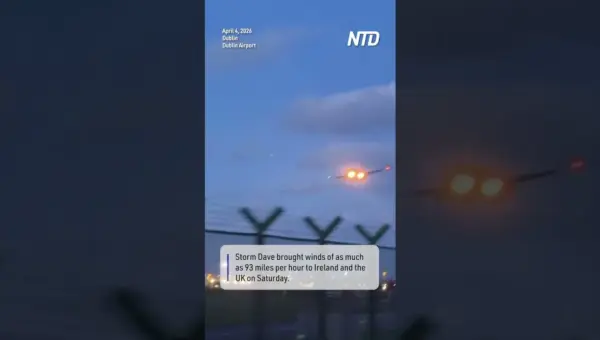 Pilots Master Stormy Skies at Dublin Airport