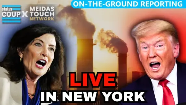 Protesters Confront Governor Hochul Over Climate Policy