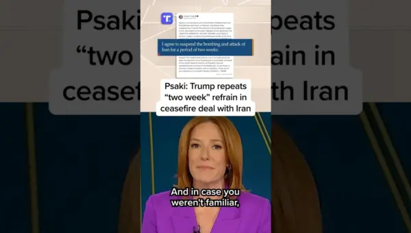 Psaki Mocks Trump’s Familiar ‘Two Weeks’ Iran Ceasefire Claim