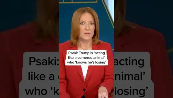 Psaki: Trump ‘Cornered Animal’ Losing Support, Polls Show