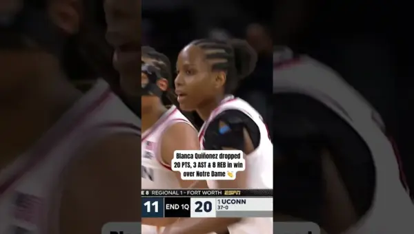 Quiñones Explodes for 12 in Elite 8 Quarter