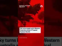 Red Sky Over WA: Cyclone Narelle Approaches