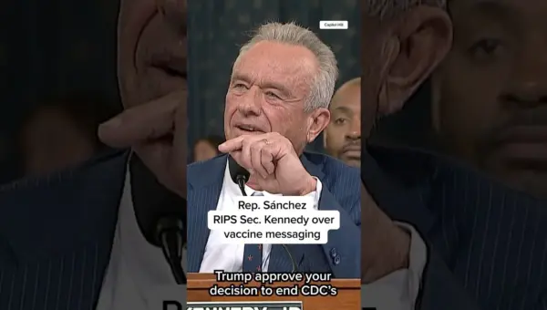 Rep. Sánchez Blasts HHS Secretary Kennedy on Vaccine Messaging