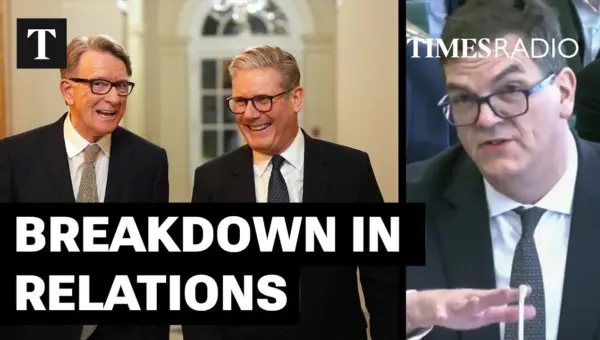 Robbins’ Evidence Exposes Downing Street Pressure on Mandelson Vetting