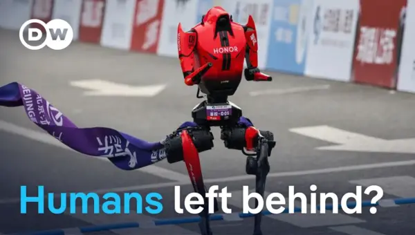 Robot Runner Beats Human Champion in Half Marathon